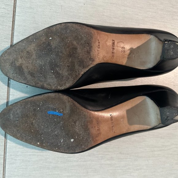 Vintage Celine Leather Round Toe Low Heel Classic Pump - Picture 4 of 6